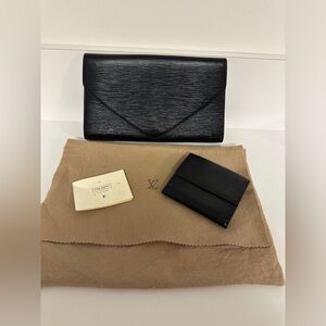 BEAUTIFUL! Vintage Louis Vuitton Epi Leather Clutch, Wallet and Dust bag Bundle!